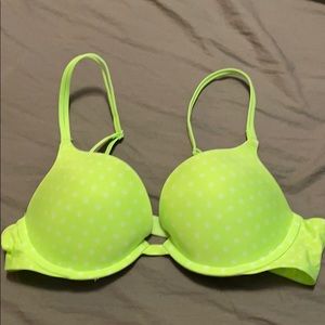 Victoria secret 34b push-up polka dot